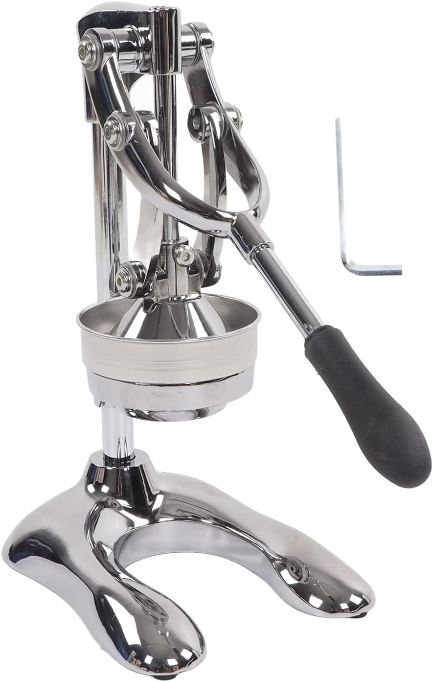 Manuelle Zitruspresse, Robuste Handpresse, Separates Design Für Verschiedene Früchte Mit U-förmigem Boden, Edelstahl Und Leicht Zu Reinigen, Speziell Für Zitronen
