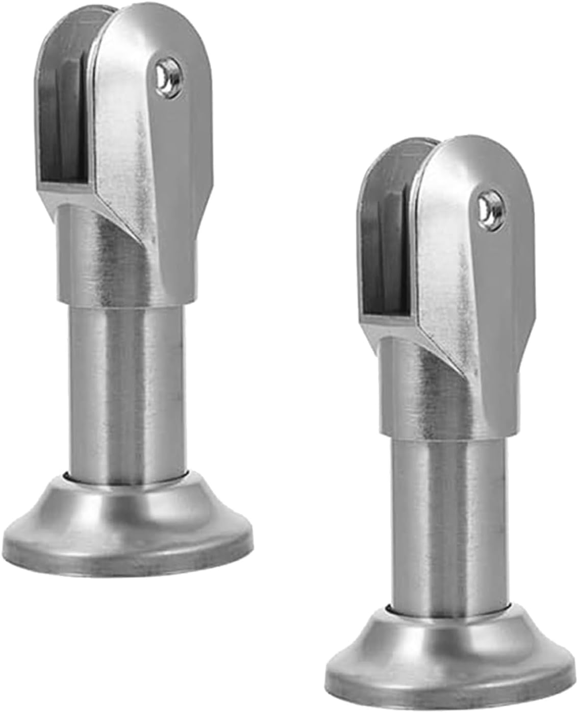 Set Mit 2 Trennwandfüßen Aus Edelstahl Für Bad Und Wc, 12/16/18 Mm