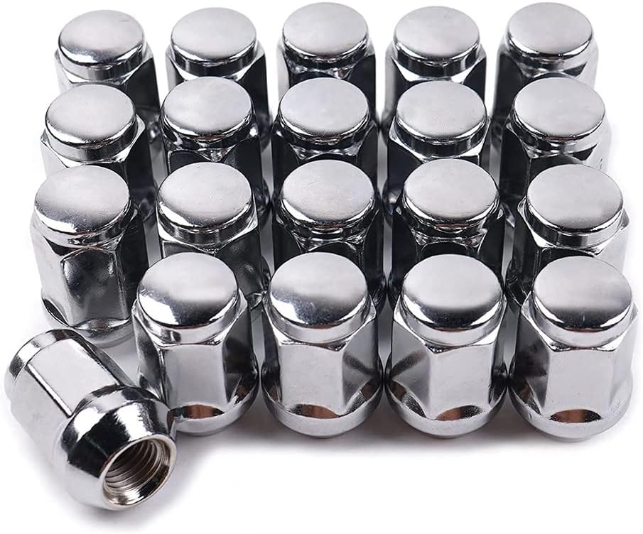 Satz Mit 20 Verchromten Sechskant-radmuttern 14 X 1,5 – Radmuttern 19 Mm Hoch, 3,5 Cm Hoch, Für 1500 1999-2021