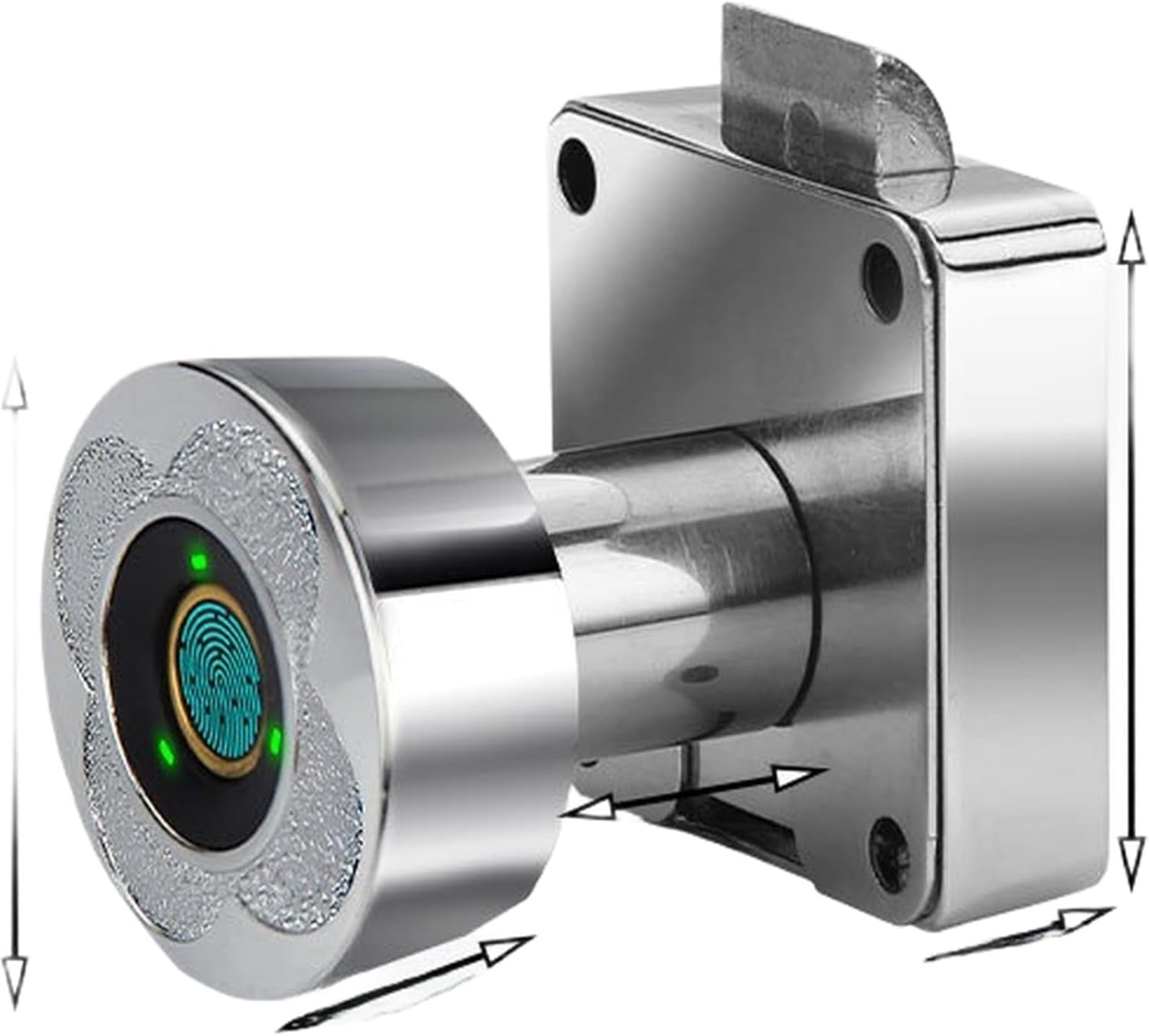 Elektronisches Fingerabdruckschloss Für Schubladen Aus Aluminiumlegierung