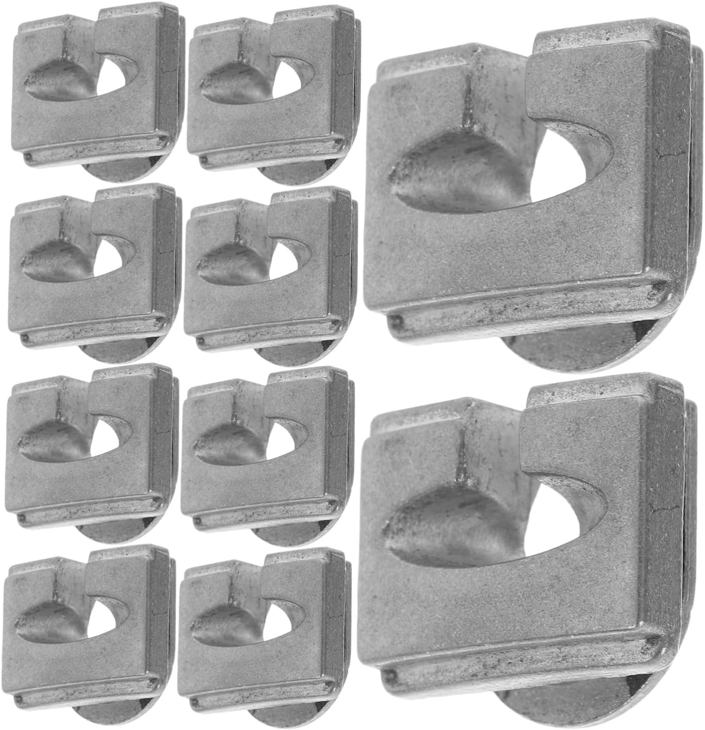 10-teilige Ösenhülsen Aus Aluminiumlegierung Für Trimmerköpfe, Zubehör Für Freischneider Und Rasenmäher, Sichere Fadenbefestigung, Ersatzteil