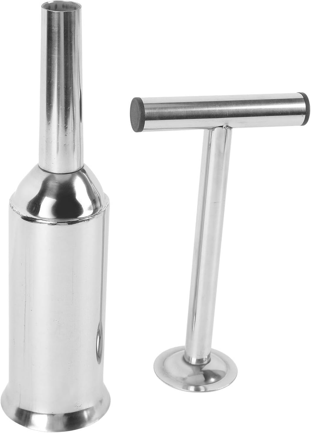 Wurstfüller, Wurstfüllrohr Aus Edelstahl 304, Fleischfülltrichter Mit Abnehmbarem Design, Ideal Für Den Privaten Und Gewerblichen Gebrauch
