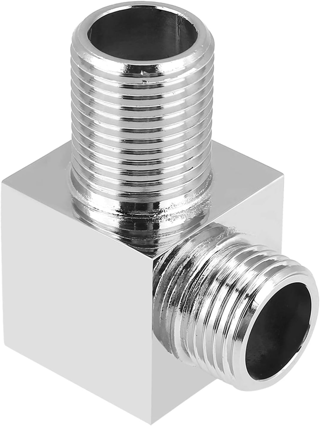 Quadratischer Duschkopfauslassbogen Aus Messing Mit Chromoberfläche