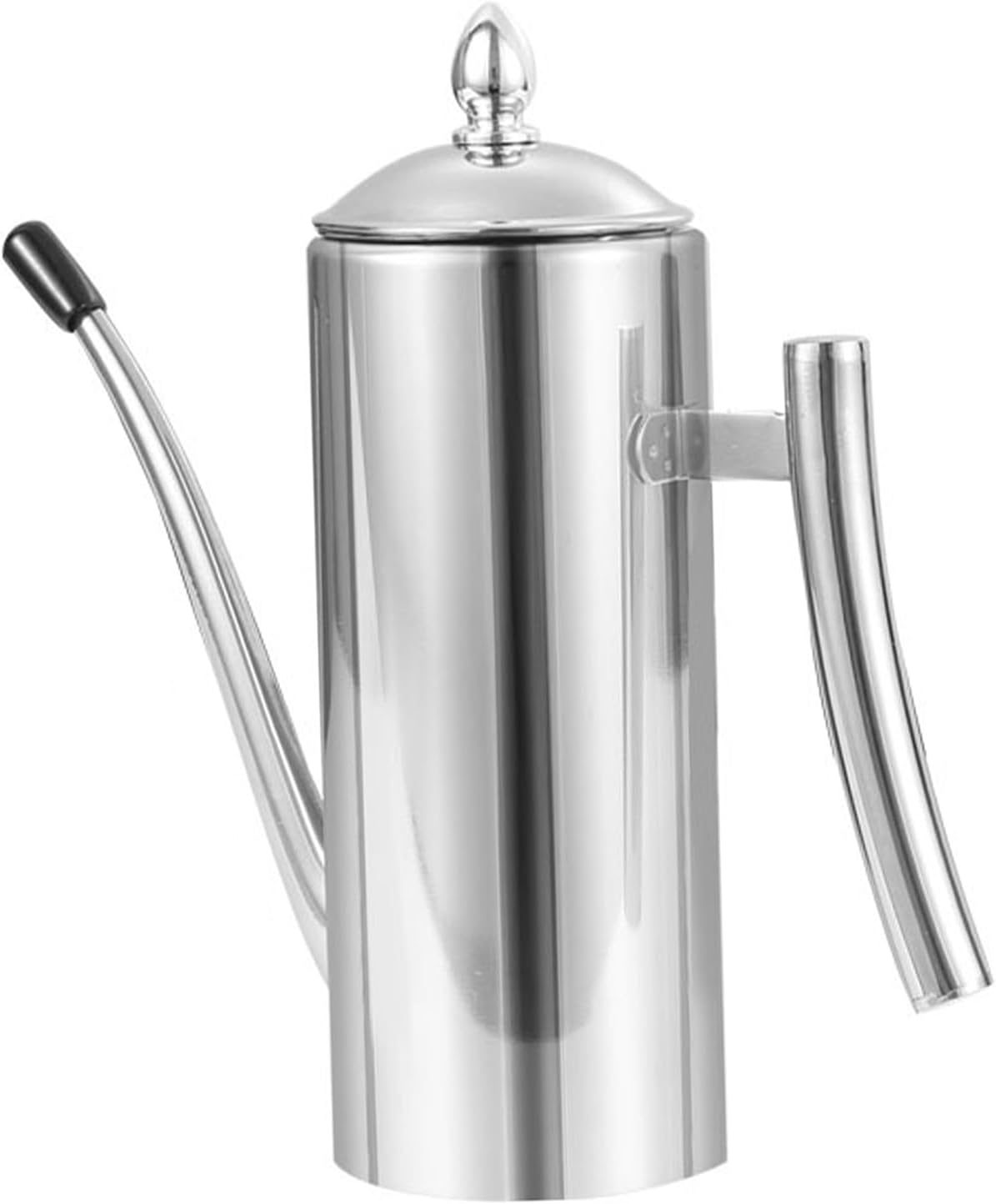 Ölspenderflasche (473 Ml), Küchenspender Aus Edelstahl 304, Auslaufsicherer Ölbehälter Mit Langer Düse Und Auslaufsicherem Deckel, Ideal Für Die Küche