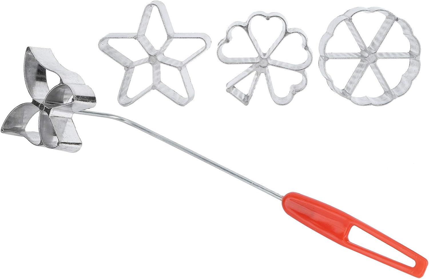 Kuchen- Und Gebäckform-set Aus Aluminiumlegierung, Inklusive 4 Stern- Und Schneeflocken-backblechen Für Weihnachtsplätzchen Und Rosetten