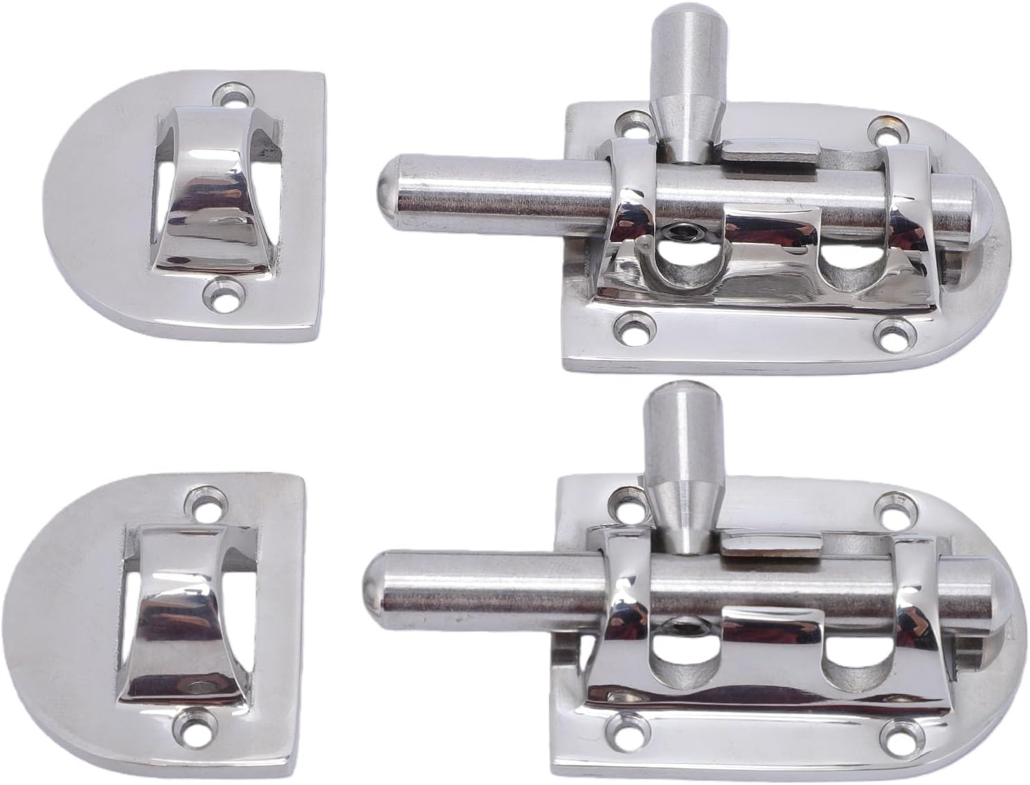 90 Mm Edelstahl 316 Schieberiegel Mit Spiegelglanz Für Fenster, Türen, Luken, Schränke, Boote, Schnellverschluss Für Garagen, Wohnmobile Cmb0135