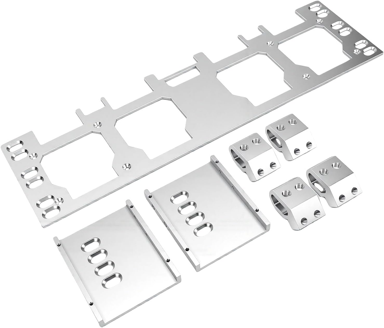 Modulare Werkzeugkasten-montageplatte, Montagehalterung Aus Aluminiumlegierung Mit Verriegelungsschlitz Für Verpackungs-werkzeugkästen, Aufbewahrungsorganizer