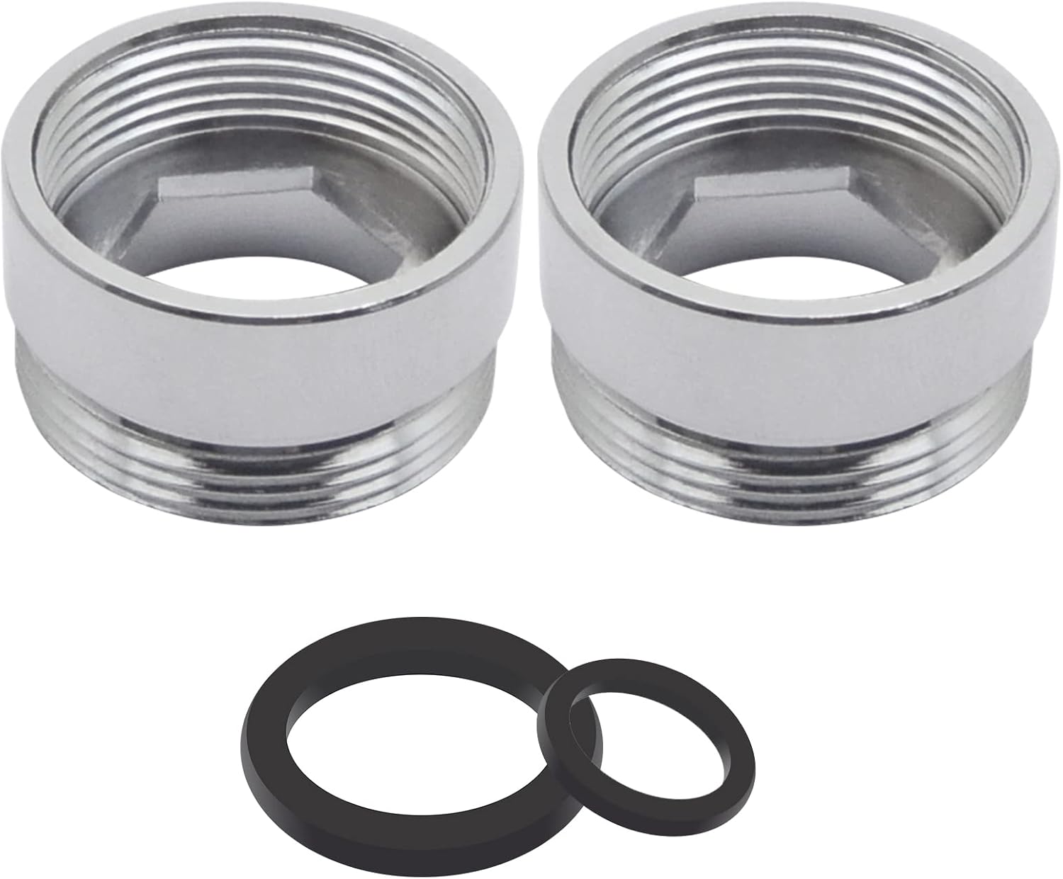 Set Mit 2 Wasserhahn-luftsprudleradaptern, 20 Mm – 22 Mm, Gewinde, Wasserfilter, Küchenspülen-luftsprudleradapter