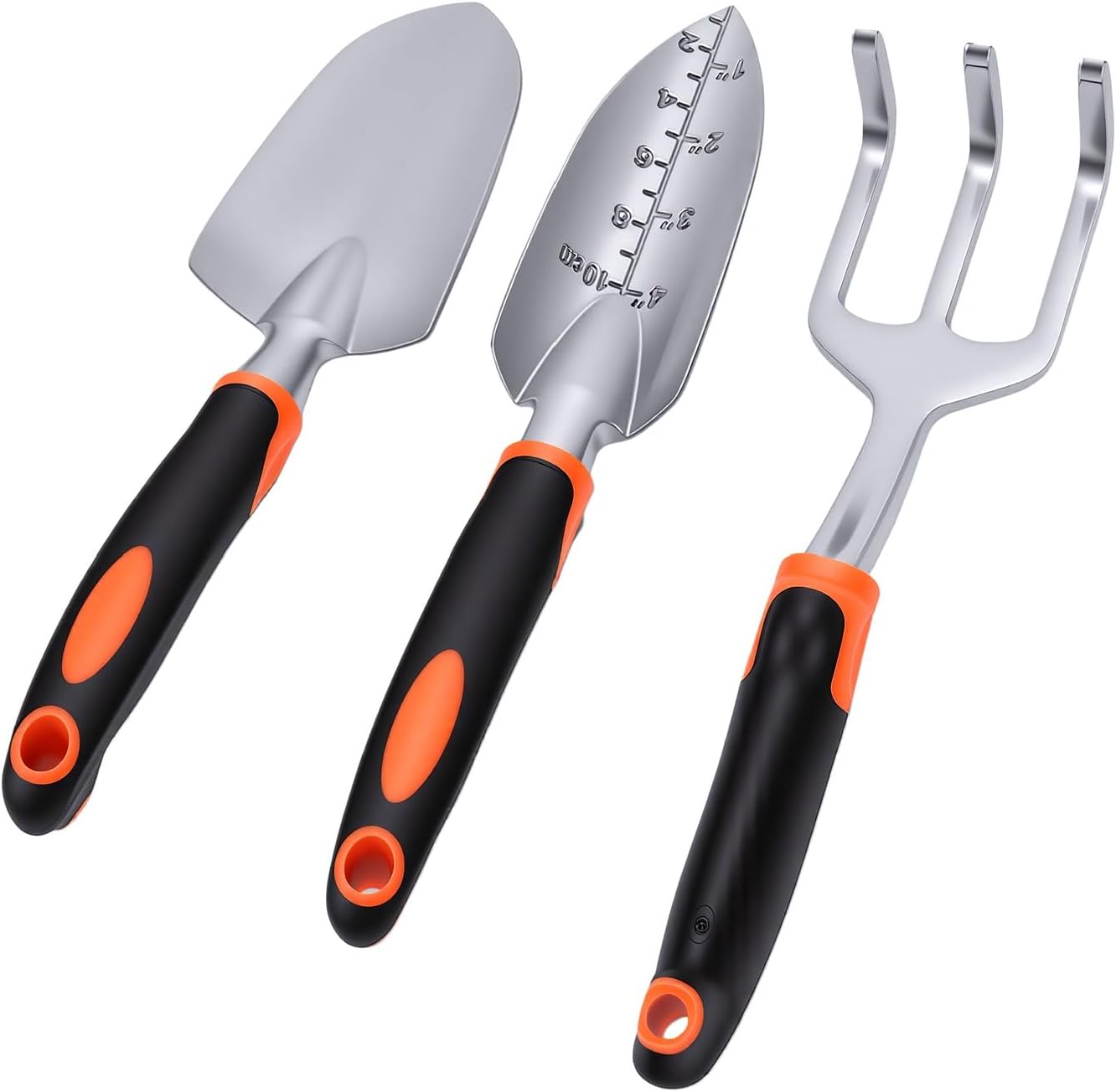 3-teiliges Garten-set Aus Aluminium Mit Ergonomischen Griffen