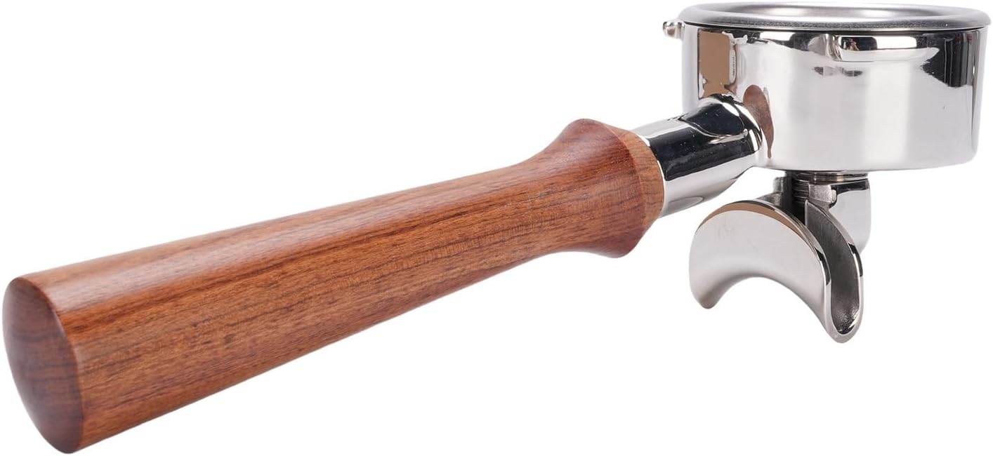 58-mm-kaffeefilterhalter, Doppelauslauf Mit Edelstahlgriff
