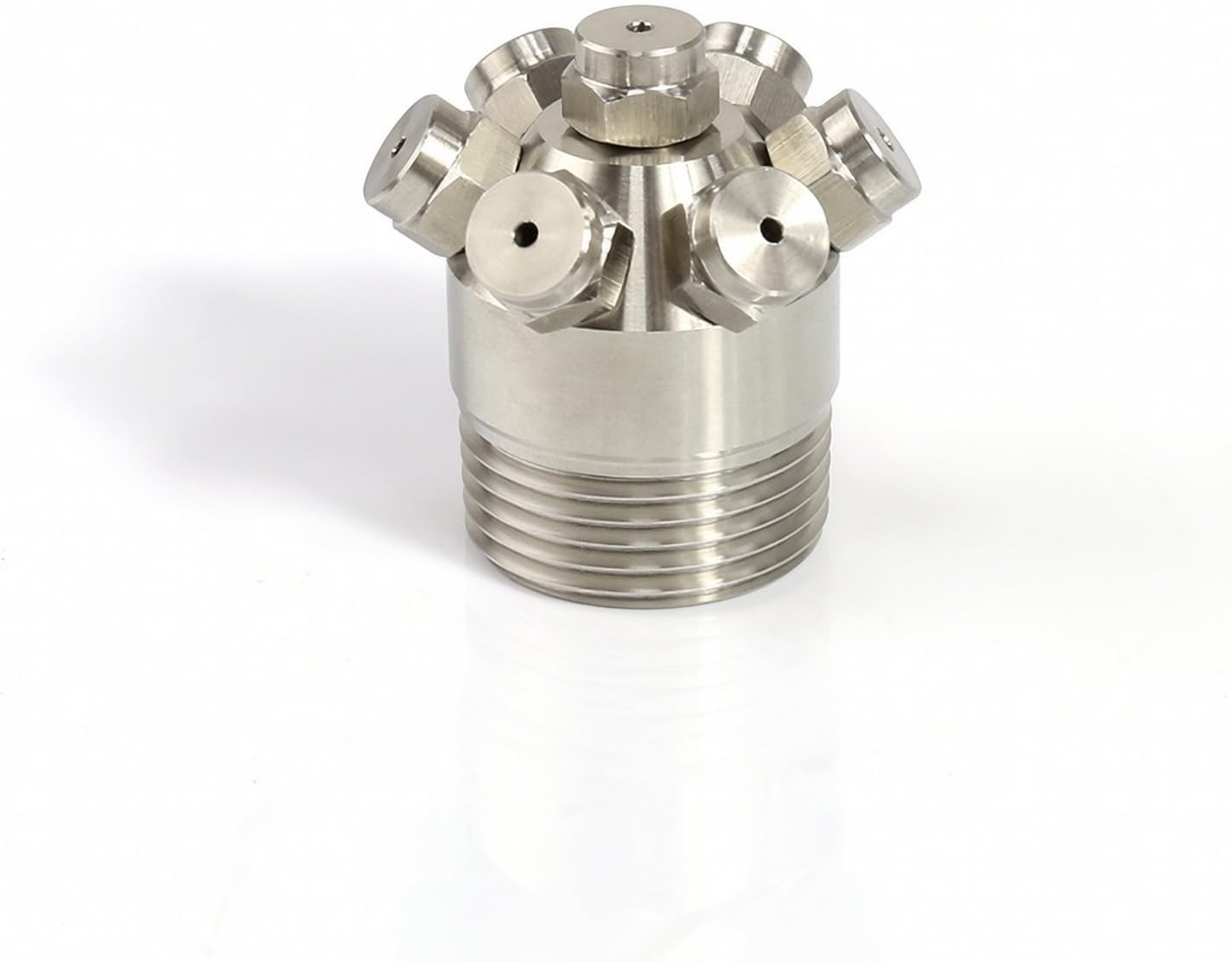 Düsenkopf Aus Edelstahl 304, 1-zoll-außengewinde, 2,0 Mm Bohrungsdurchmesser, Mehrfachdüse, 7 Bohrungen, 1-zoll-außengewinde, 2,0 Mm Bohrungsdurchmesser