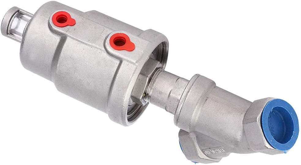 Schrägsitzventil Aus Edelstahl, Pneumatischer Stellantrieb