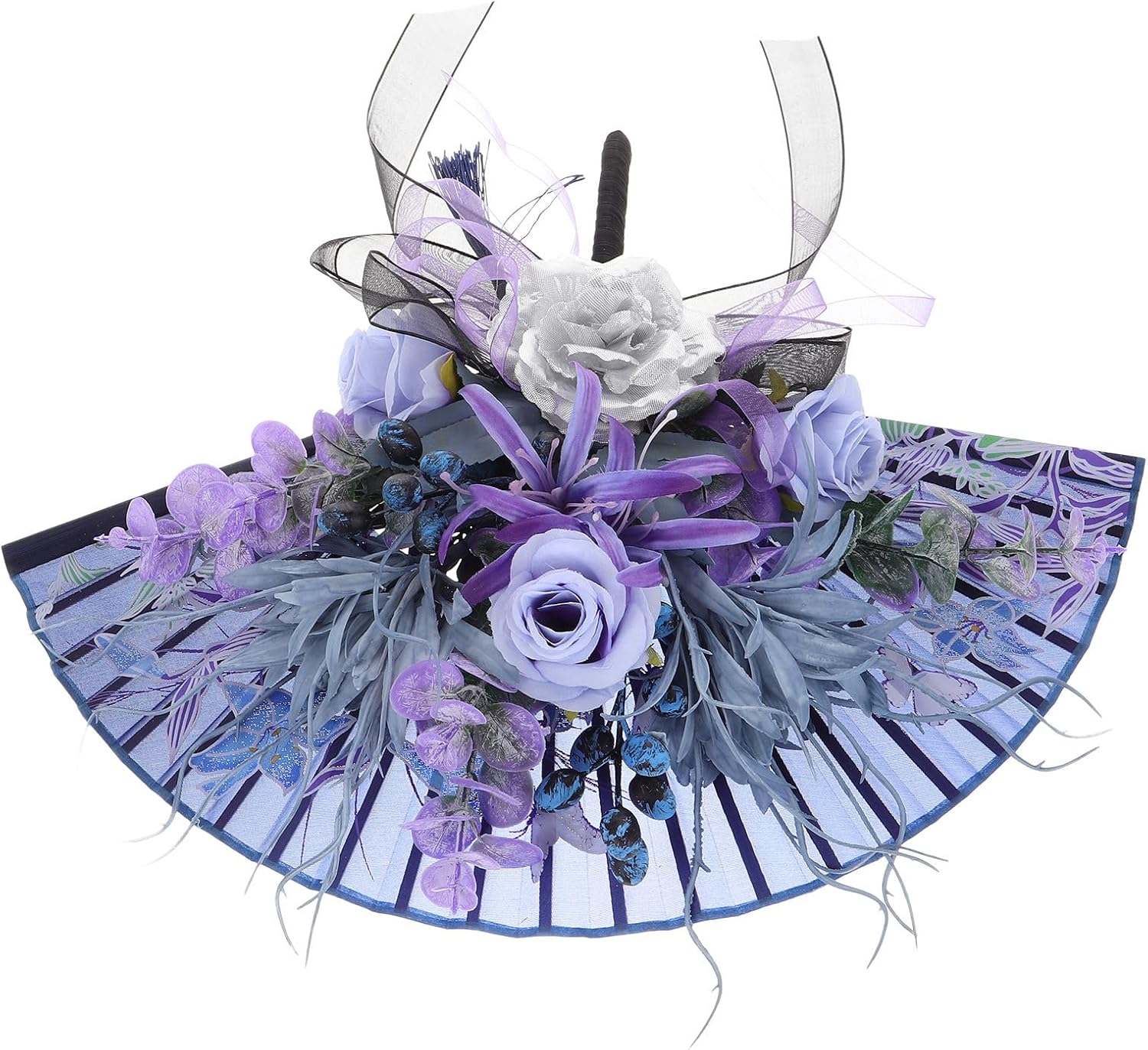 Zarter Brautstrauß Aus Künstlichen Stoffblumen, Leicht Zu Reinigen Und Knitterfrei, Für Hochzeiten Oder Als Heimdekoration