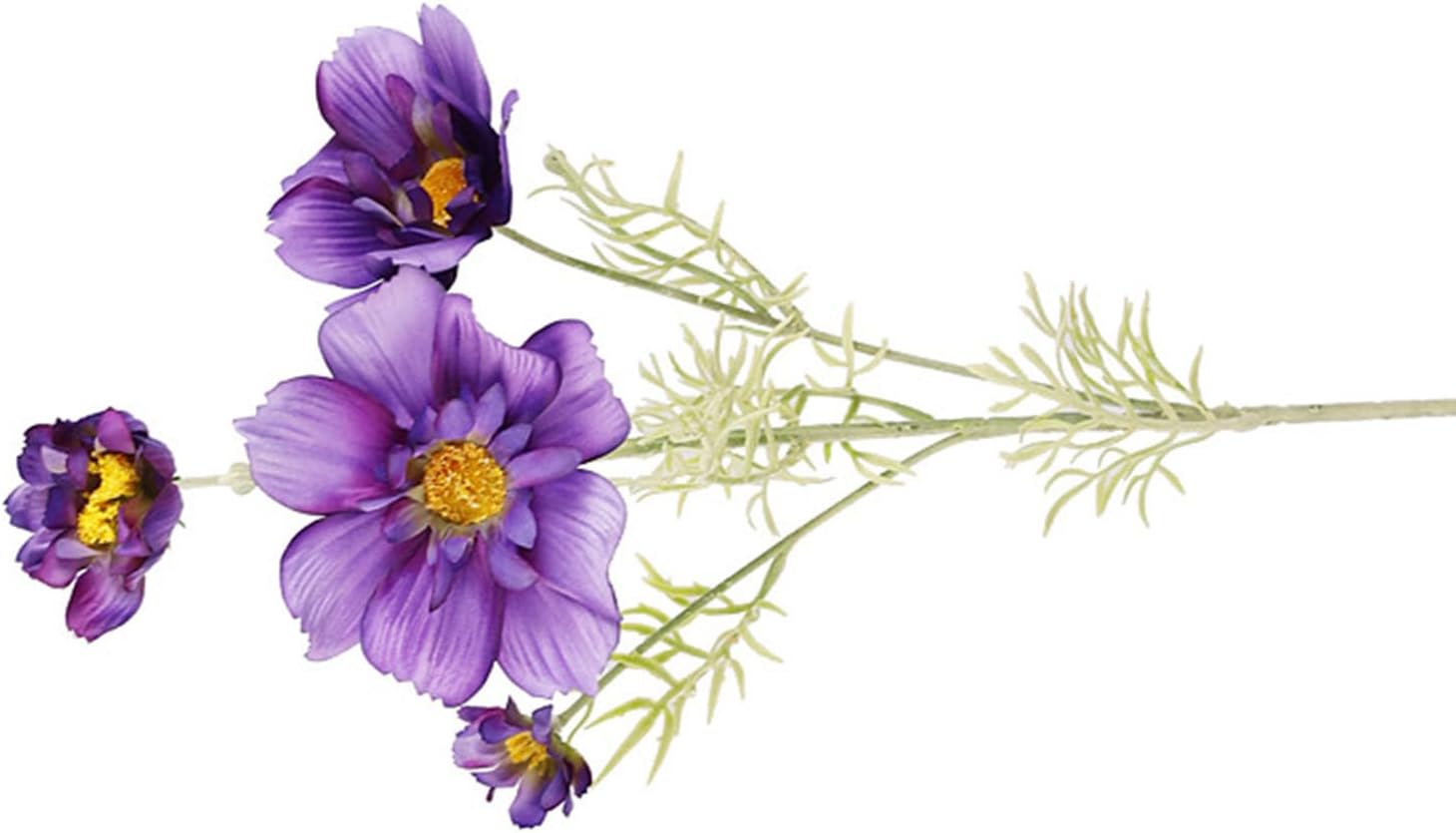 Set Mit 4 Künstlichen Kosmeen (galsang), Seidenblumen Mit Langem Stiel (83 Cm Lang), Ideal Für Die Dekoration Von Zuhause, Hochzeiten Und Partys.