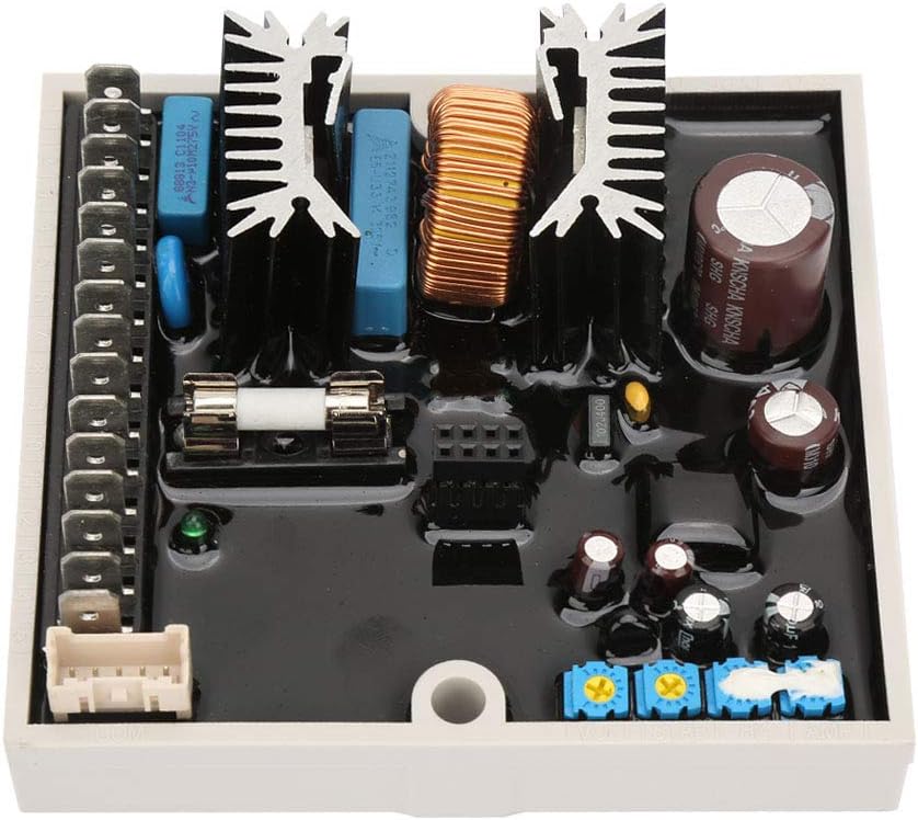 Automatischer Spannungsregler (avr) Von Meccalte Für Die Digitale Generatorsteuerung, Schnelle Reaktionszeit, Echtzeitbetrieb, Kompatibel Mit A6762 40–270 V Ac, Zuverlässige Spannungsstabilisierung