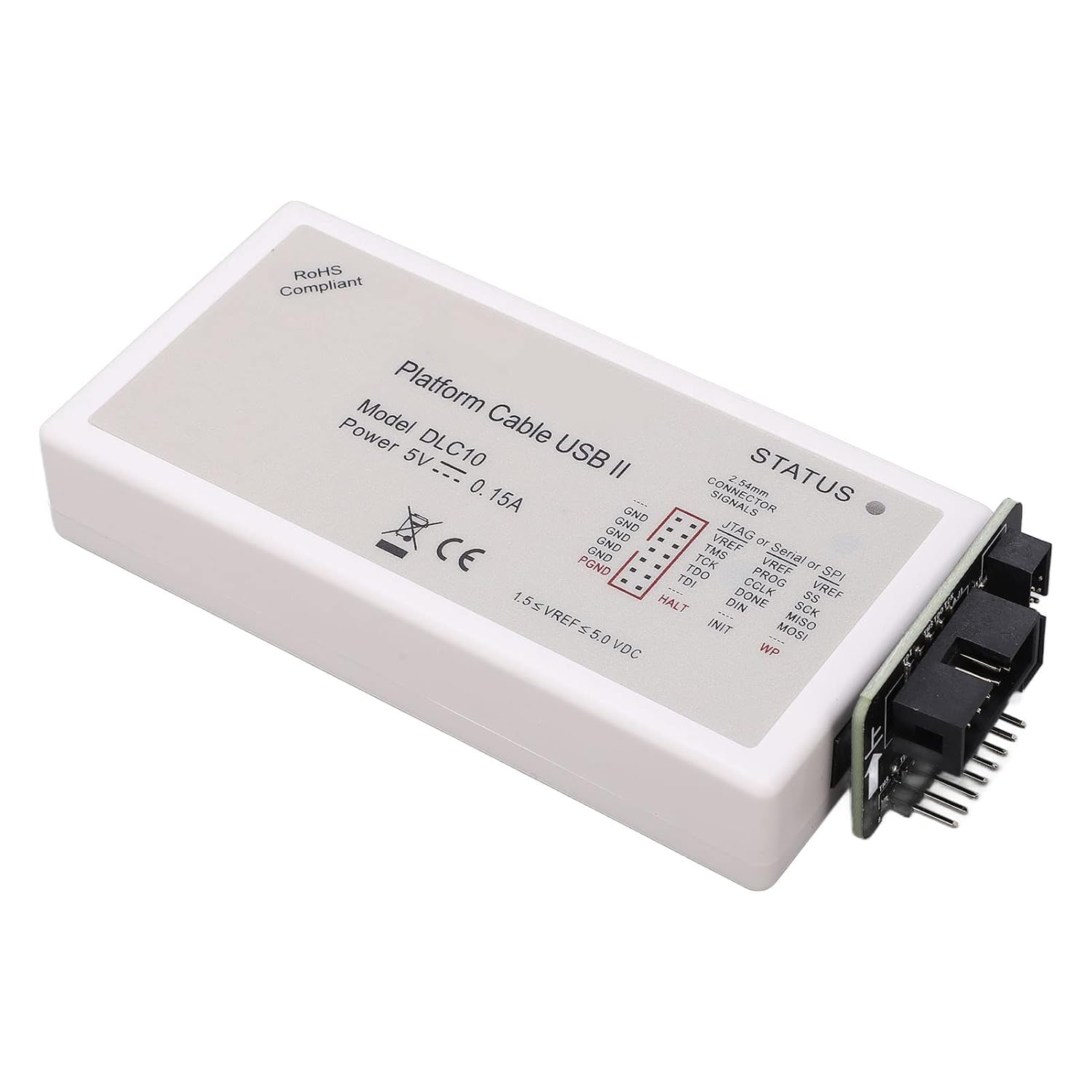 Dlc10 Usb-downloadkabel-kit, Abs-pegelwandler-chip 1,5 Bis 5,0 Vdc, Fpga-cpld-programmiergerät Mit Flachbandkabeln Und Usb-kabel Für Entwicklungsingenieure Und