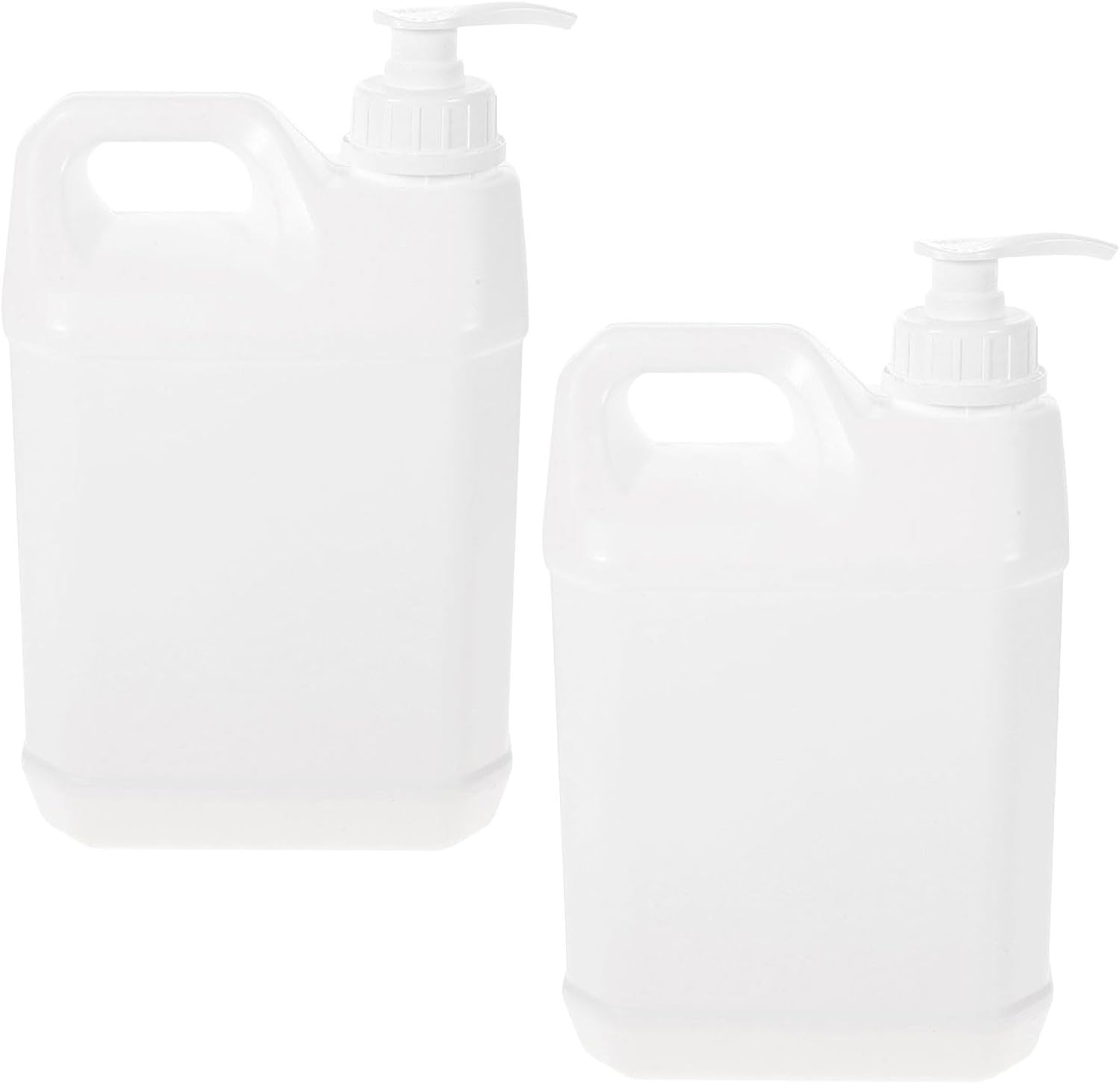 Weißer Kunststoff-pumpspender, 2 Stück, 4 L