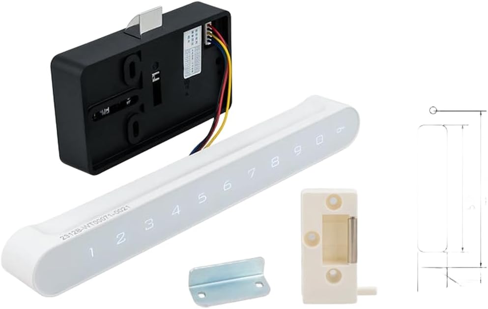 Digitales Abs-passwortschloss Für Aufbewahrungsschublade (horizontal)