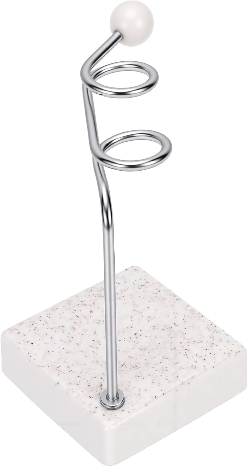 Zahnbürstenhalter Mit Harzsockel Und Stahlhalterung (weiß)