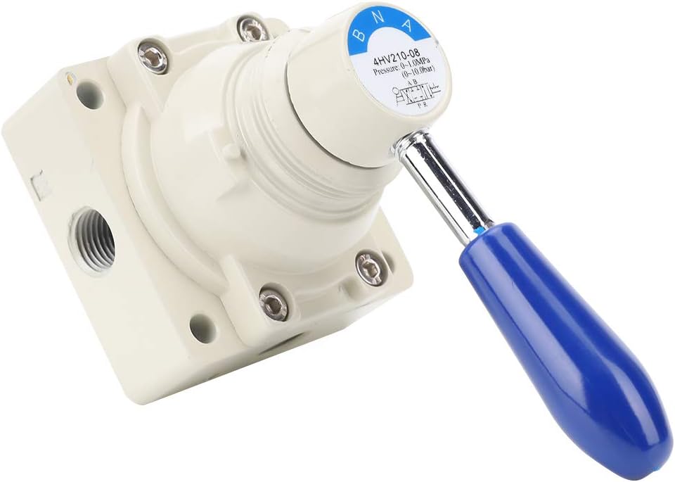 Pneumatikventil 4hv210 08, 4-wege, 2-positionen, Handhebel, Direktwirkend, 1/4"-pt-gewinde, Für Industriemaschinen