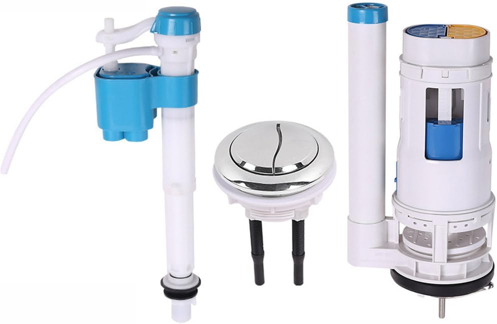 Austauschset Für Toilettenspülung Mit Druckknopf – Einfache Installation – 210 Mm + 58 Mm