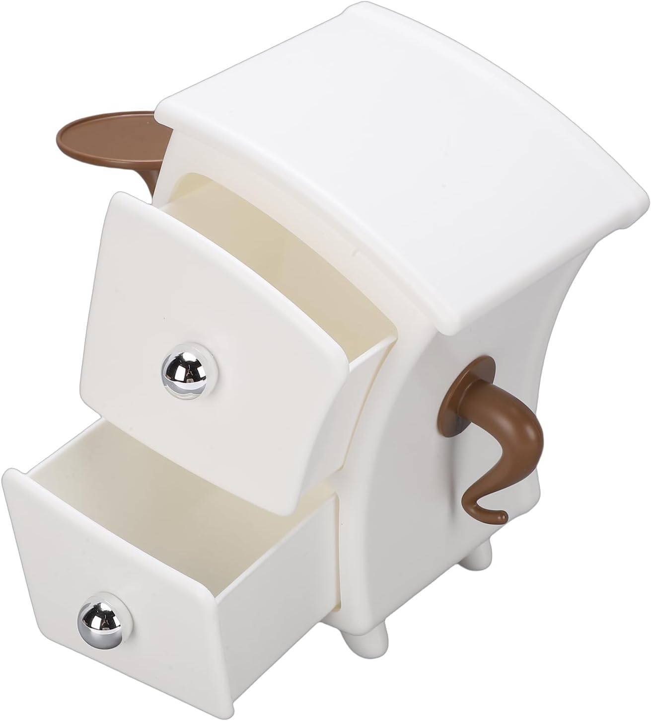 Aufbewahrungsschrank Für Büro Und Zuhause, Ohrring-organizer Mit Schublade Für Büro, Zuhause, Schmuck, Ohrringe, Halsketten, Damen Und Mädchen, Kreativ (weiss)