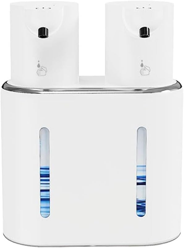 Automatischer Doppelkopf-seifenspender 800 Ml, Wandmontage (a)