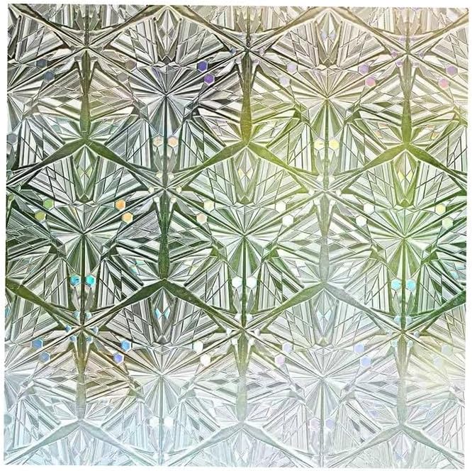 3d-fensterfolie, Dekorativ, Selbstklebend, Sichtschutz, Pvc (60 Cm X 200 Cm)