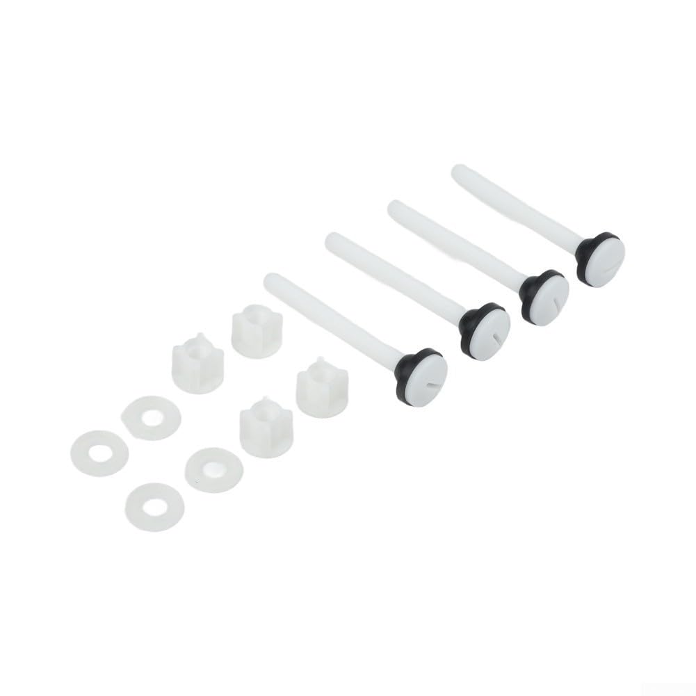 Wc-schraubenset Für M10-kunststoff, 2 Paar, Auslaufsicher.