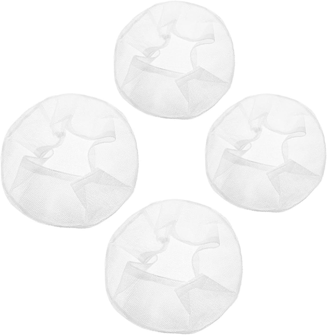 Weiße Schutzhüllen Aus Polyester-netzgewebe, 4 Stück, Einklemmschutz, Leicht Anzubringen, Ideal Für Jungen Und Mädchen In Den Ferien.