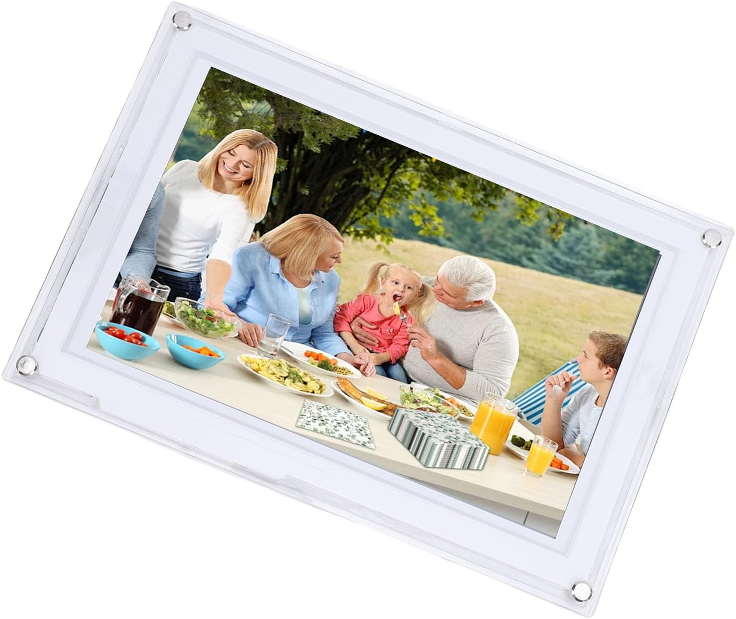 Intelligenter Wlan-digitalfotorahmen, 1280 X 800 Touchscreen, Digitales Fotodisplay Mit Foto- Und Video-sharing-app, Ideal Für Geburtstage, Hochzeiten Und