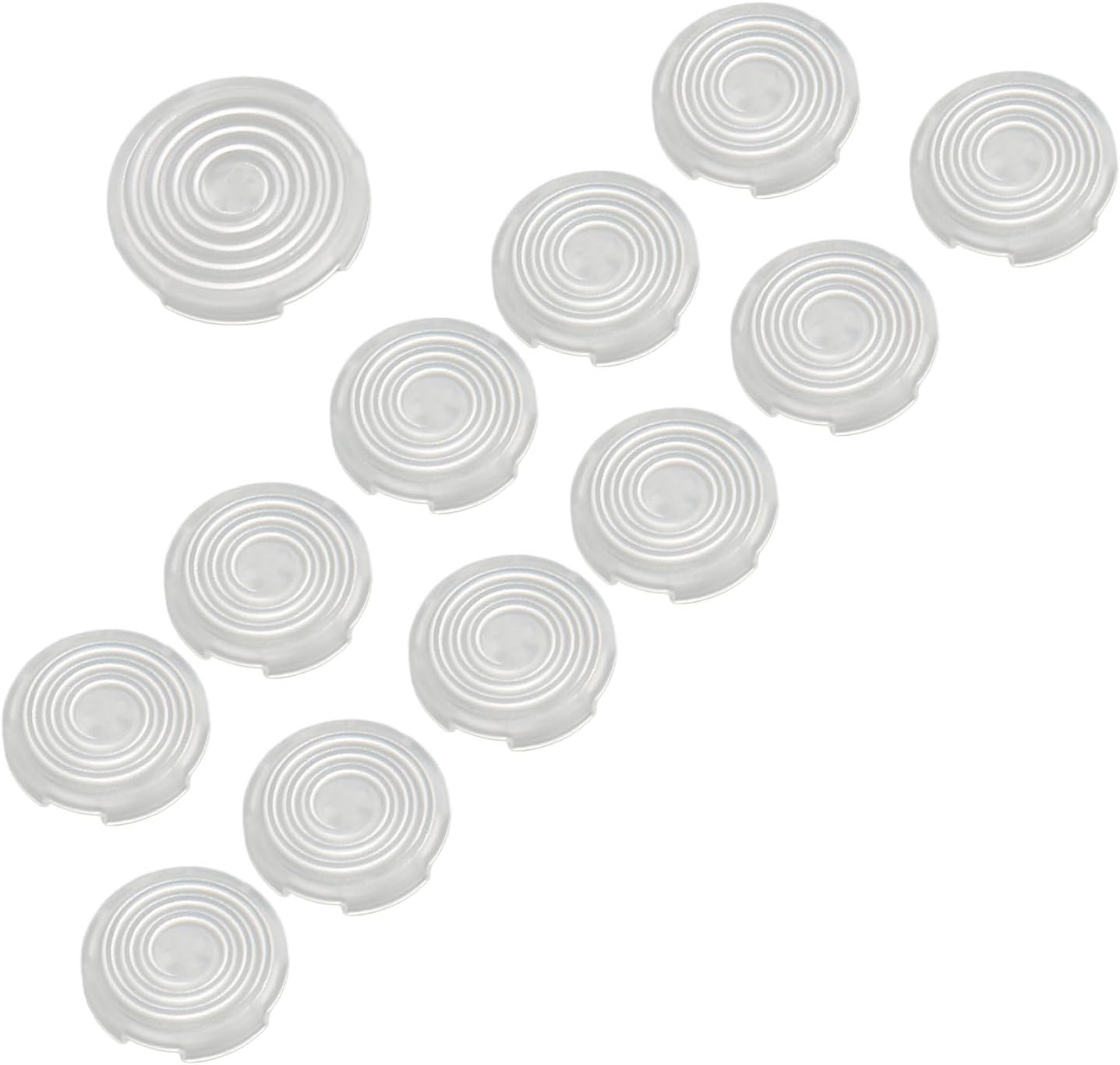 Packung Mit 12 Tastenabdeckungen – 20,2 Mm Und 25,3 Mm Für Mechanische Tasten Von Kailh, Cherry, Akko Und Glorious – Für Tastaturen (weiss)