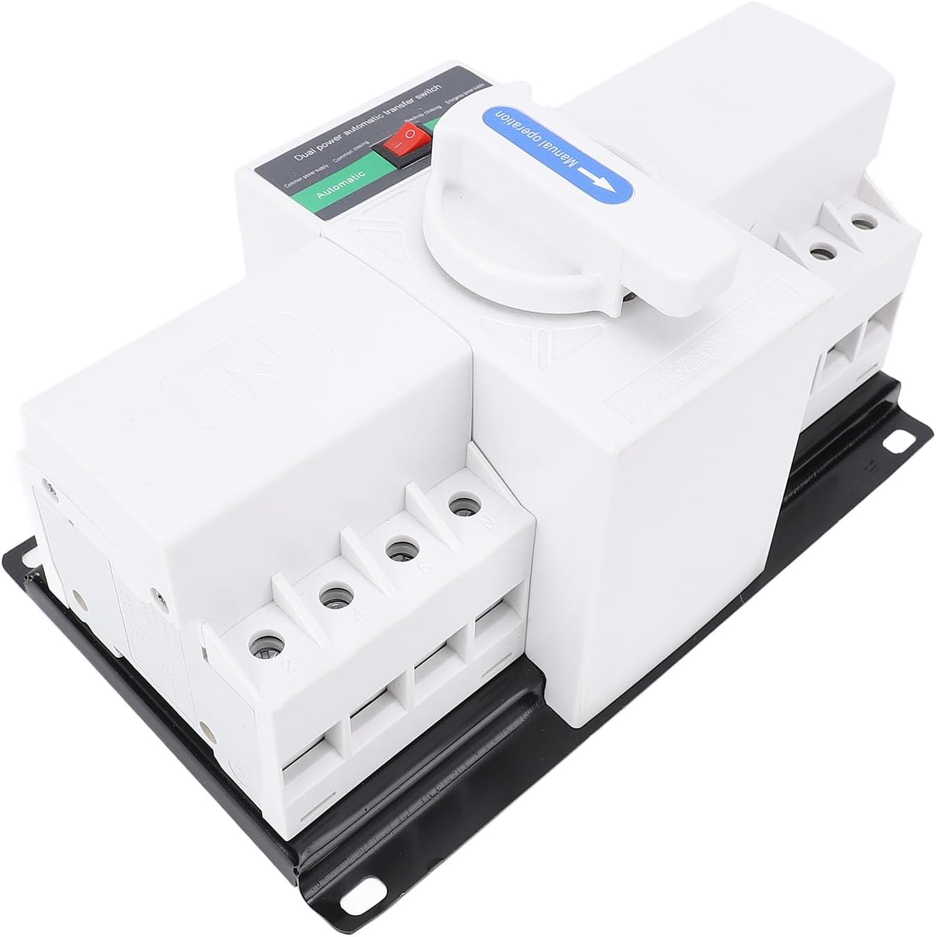 Automatischer Umschalter Mit Zwei Leistungsstufen Für Haushalt Und Industrie, Flammhemmendes Pc-material, Energieeffizienter 63-a-400-v-ats Für Zuverlässige Notstromversorgung