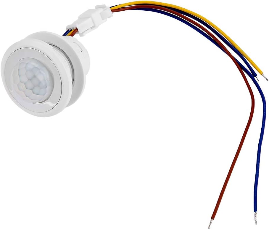 Automatischer Infrarot-bewegungsmelder, Kompakte Bauform, 110°-erfassungswinkel, Benutzerfreundlicher Sensorschalter, Ideal Zum Verstecken Und Als Backup.
