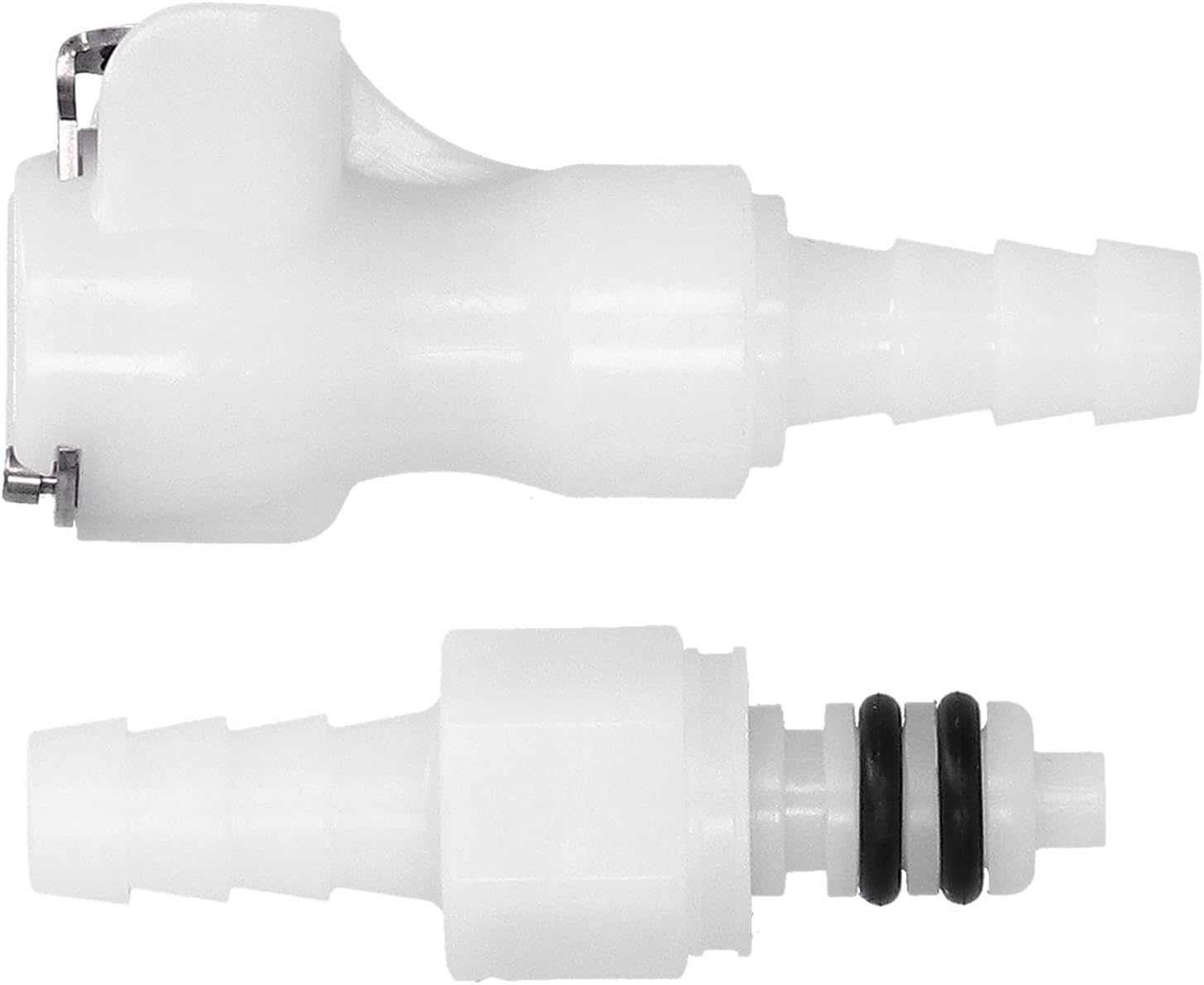Absperrventil Aus Lebensmittelechtem Kunststoff, 1/4-zoll-schnellanschluss, 120 Psi, Mit Rückschlagventil Für Biergasleitungssystem