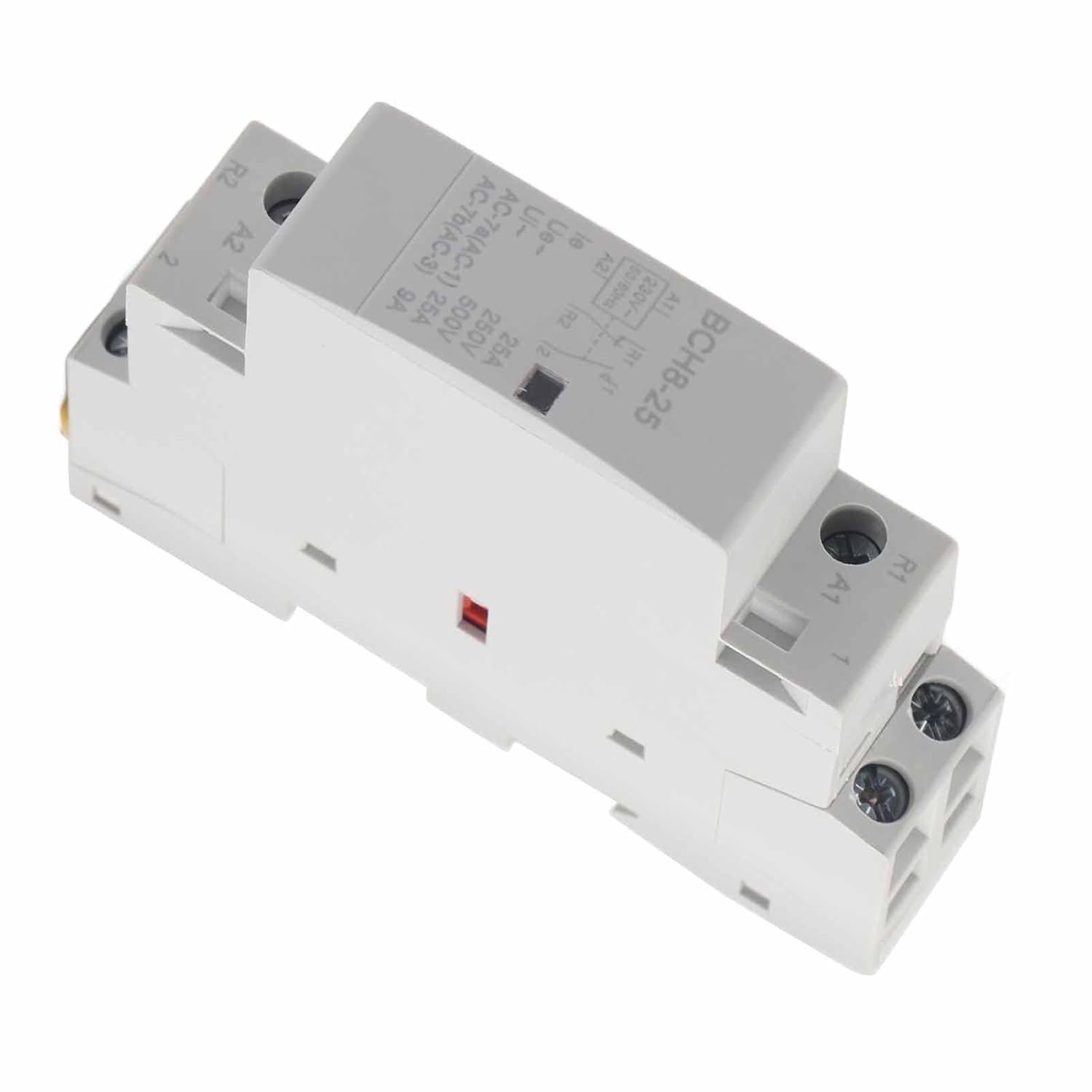 Wechselstrom-schütz 2p 25a 230v 1no 1nc Din-schienenmontage Für Hausklimaanlagen