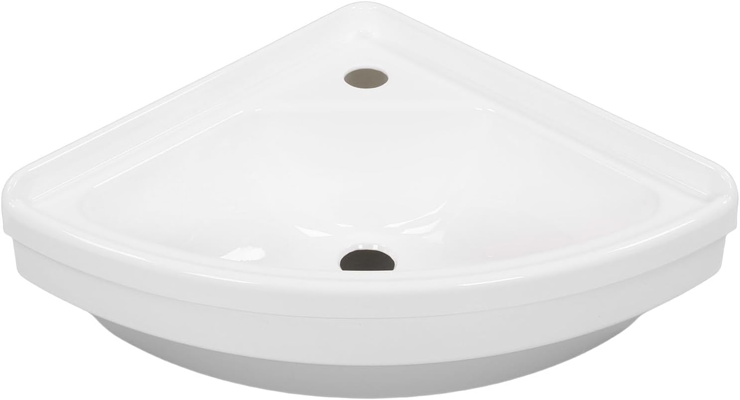 15-zoll-acryl-unterbauspüle Mit Integriertem Abfluss, Für Wohnmobile, Yachten Und Boote