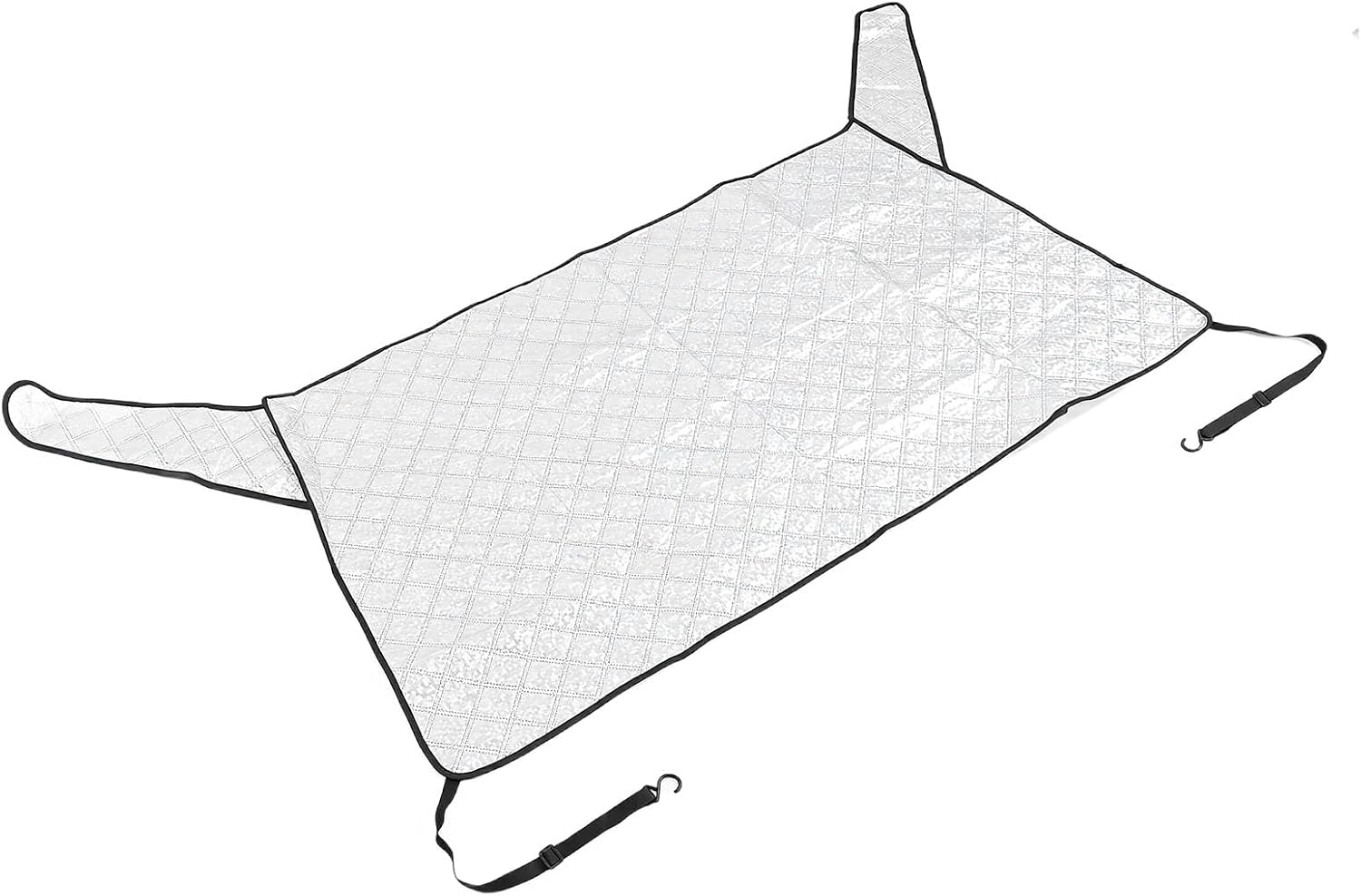 Heckscheibenabdeckung Für Autos, Aluminiumfolie Mit Baumwollverbund Und 5 Magnetteilen Zum Schutz Vor Licht, Staub, Frost Und