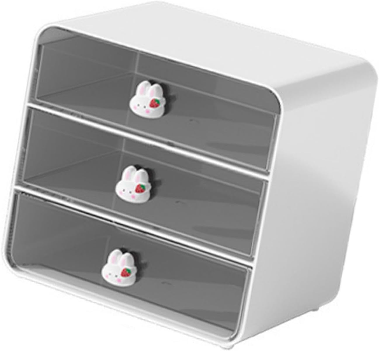 Schreibtisch-organizer, Aufbewahrungsbox Aus Kunststoff Mit 3 Schubladen, Make-up-organizer Mit Großem Fassungsvermögen, Ideal Für Make-up-pinsel, Schreibwaren, Kosmetikartikel Usw.