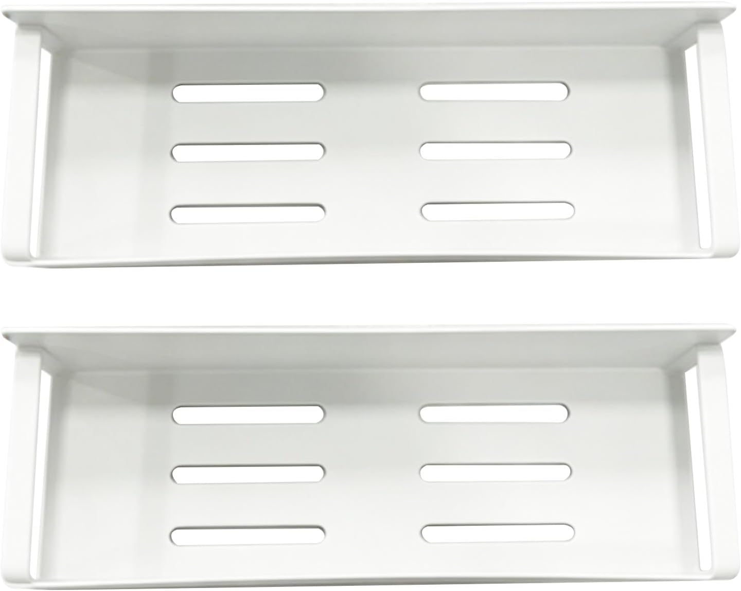 Magnetisches Gewürzregal Aus Kohlenstoffstahl, 2 Stück (weiß)