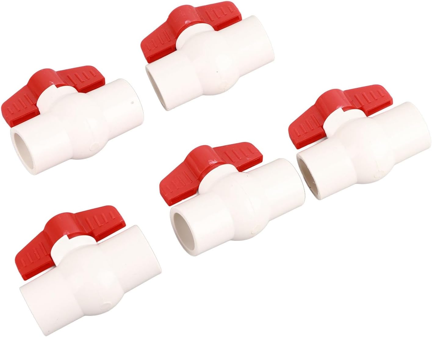 1-zoll-pvc-ventil Mit T-griff, 5 Stück Für Schwimmbecken (25 Mm)