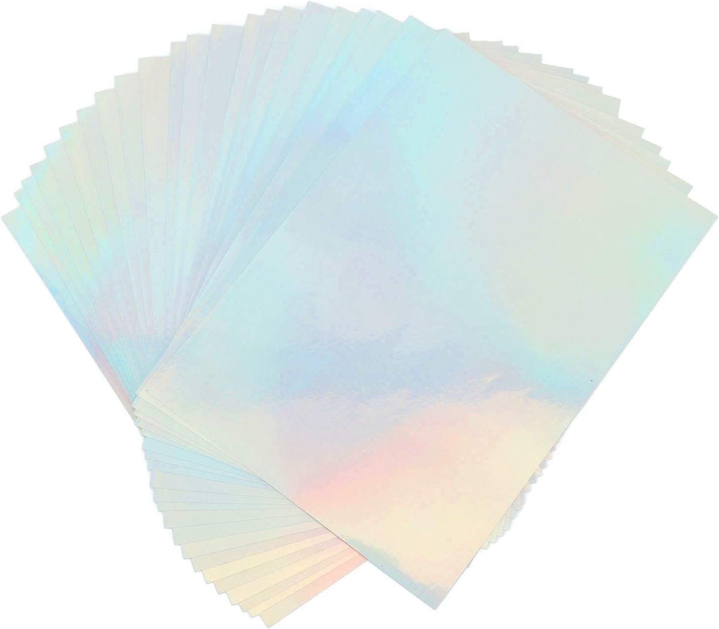 Bedruckbares Holografisches Klebepapier, 22 Blatt, Tintenstrahldrucker