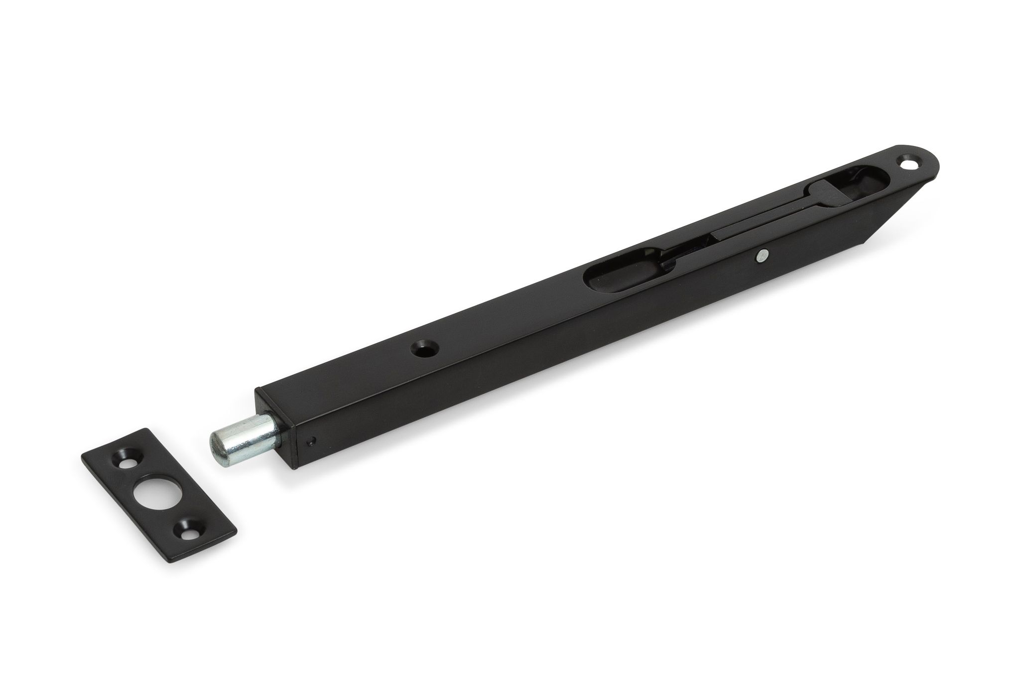 Kantriegel Schwarz Basküle 220 X 20 X 15 Mm Abgeschrägt - Pro