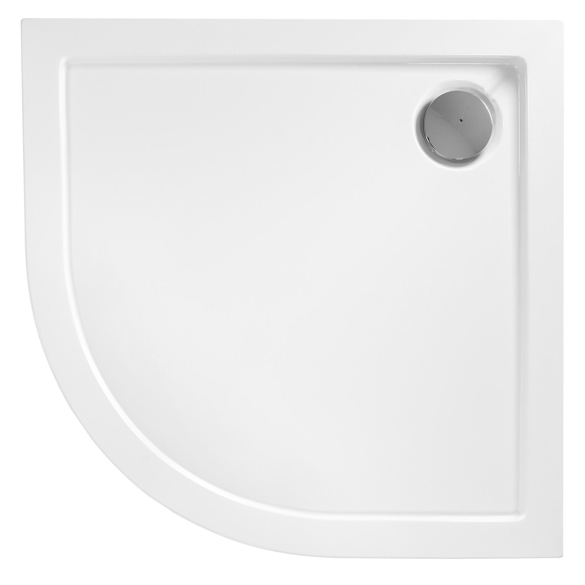 Rea Duschwanne Look White 80x80