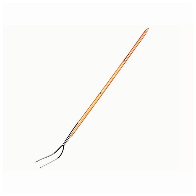Heugabel 2 Zinken 135cm Eschenstiel, Gerade, 28x16cm