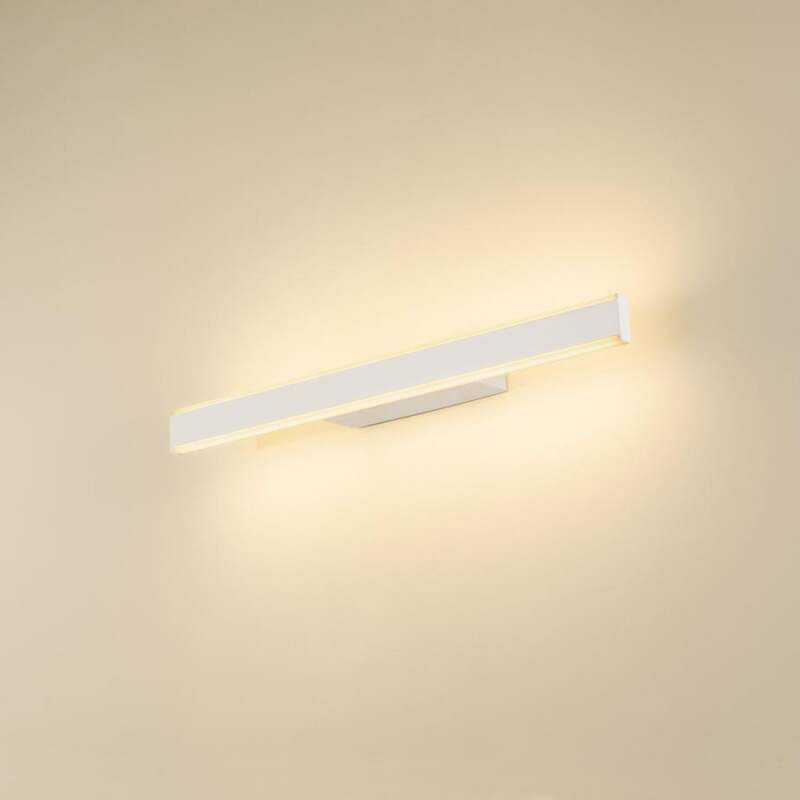 [neuwertig] B-ware Slv Wandleuchte One Linear Led Lampe Dimmbar Cct Warmweiß 52cm Ip44 Weiß Metall