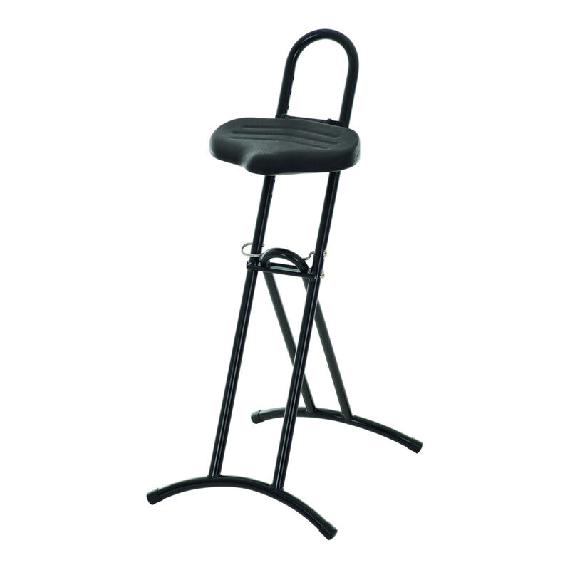 [gebraucht] B-ware Stier Stehhilfe Klappbar Ergonomisch Pu-sitz 600-850mm Schwarz Drehbar Stabil