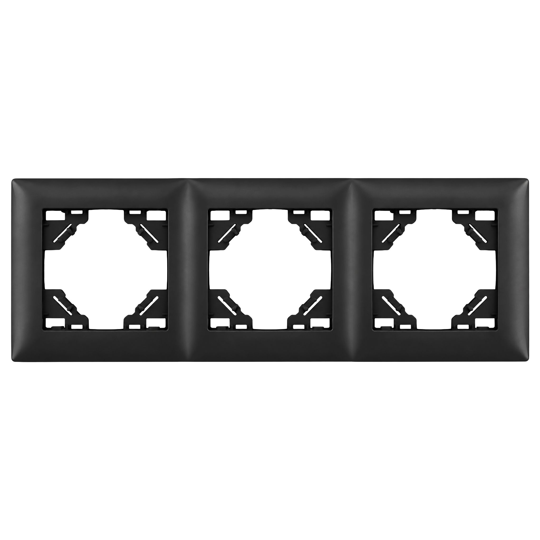 Toolight Dreifachrahmen Für Steckdosen Oste Jnh015-3f Black