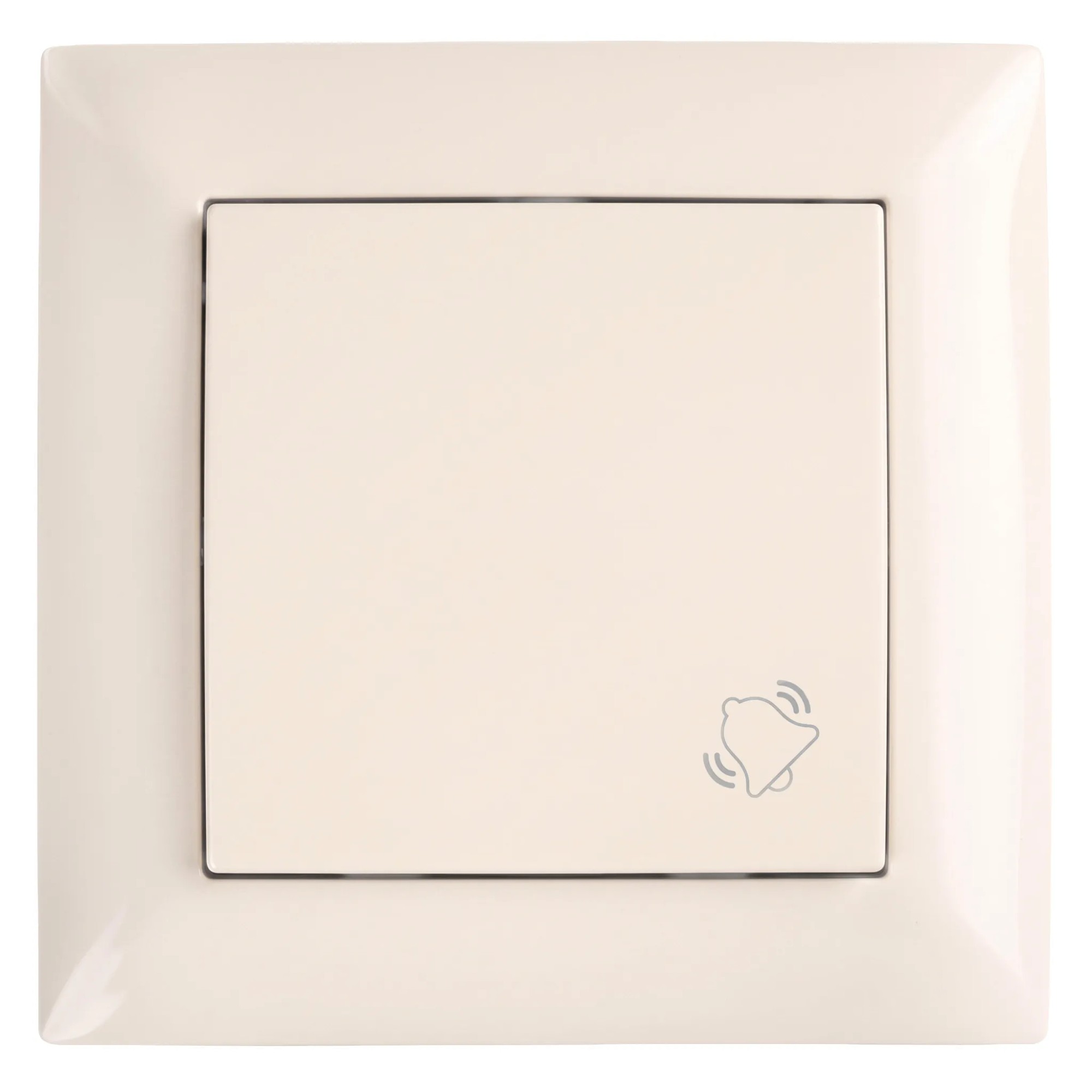 Toolight Klingeltaster Mit Rahmen Oste Jnh008-w Beige