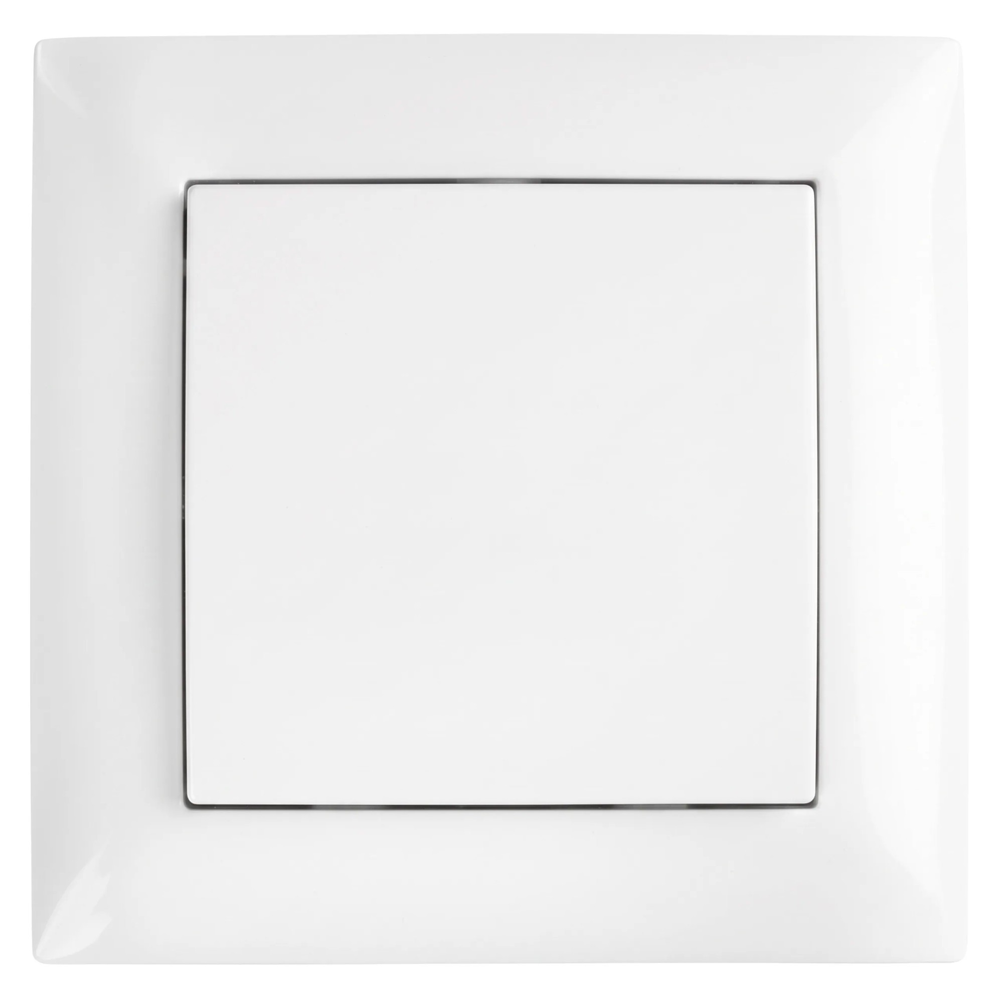 Toolight Einzelschalter Mit Rahmen Oste Jnh006-w White